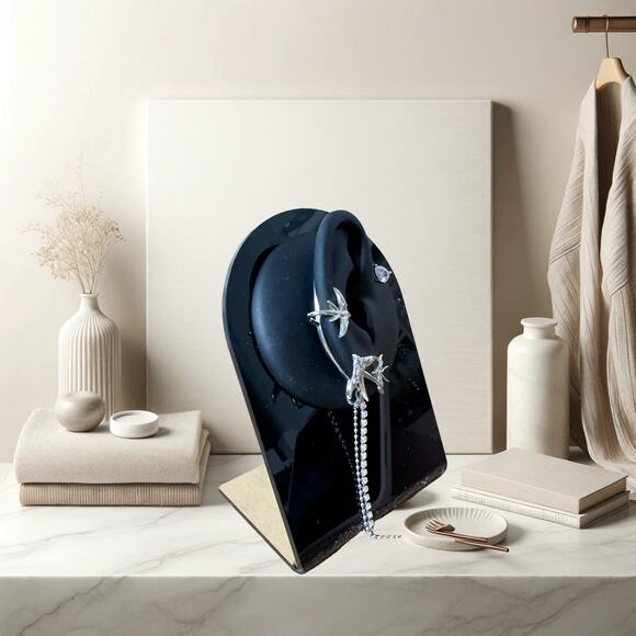 Ear Clip with Swallow and Tassel Accents (Right) - Picture 2 of 5